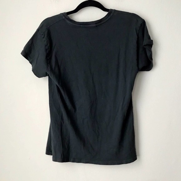 Daydreamer Rolling Stones Flocked Leopard Tongue Tee - Picture 3 of 4